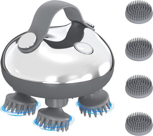 ORIA Cordless Electric Pet Massager with Multiple Heads