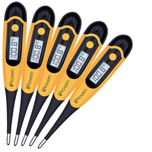 iProven Waterproof Dog & Cat Thermometer with Flexible Tip